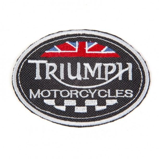 Parche motero ovalado Triumph Motorcycles