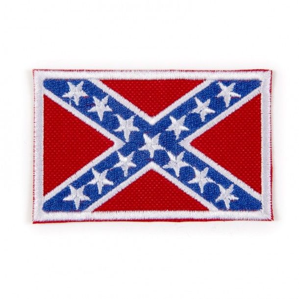 Parche clásico bandera confederada