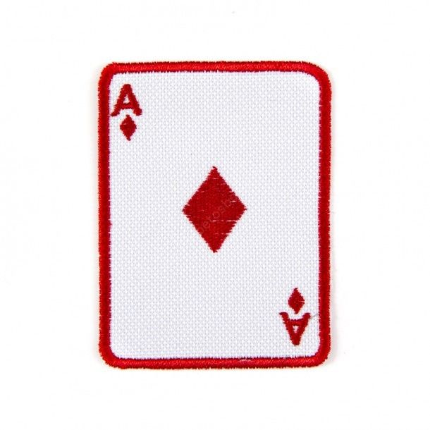 Diamond ace poker card patch