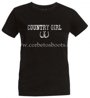 Country Girl western t-shirt for lady