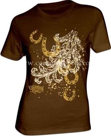 Country style ladies t-shirt