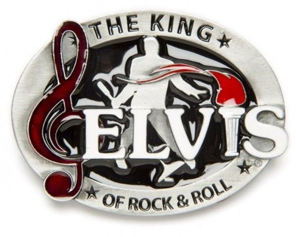 Hebilla cinturón coleccionistas Elvis Presley