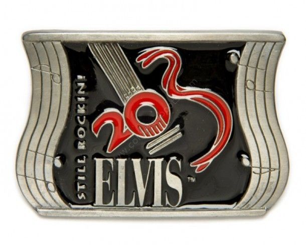 Hebilla conmemorativa 20 aniversario Elvis Presley