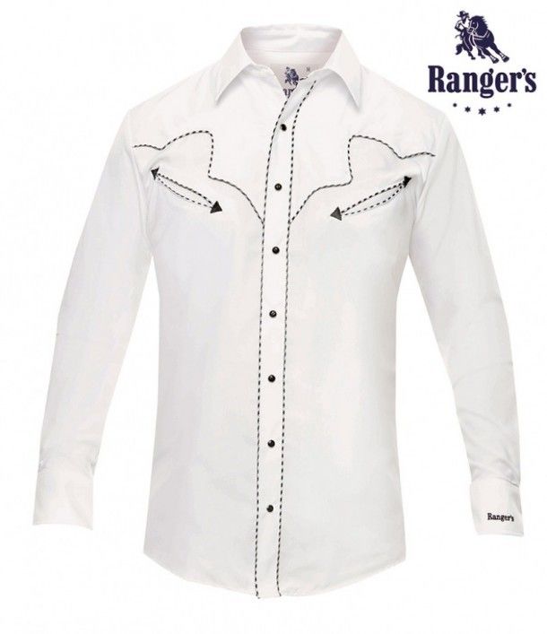 Camisa básica estilo vaquero para hombre Ranger