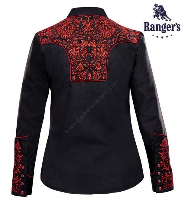 Compra en nuestra tienda online esta camisa negra para chica Ranger