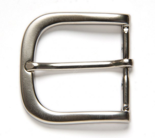 Basic plain metal belt buckle 4 centimeters width
