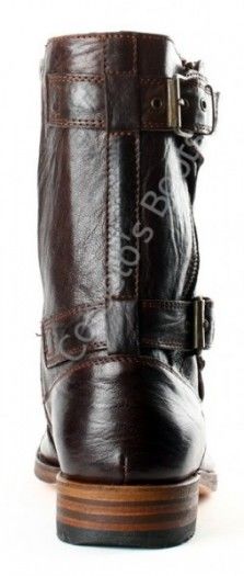 8279 City Old Tree Fundete | Sendra Boots mens mid calf brown enginner boots with zipper
