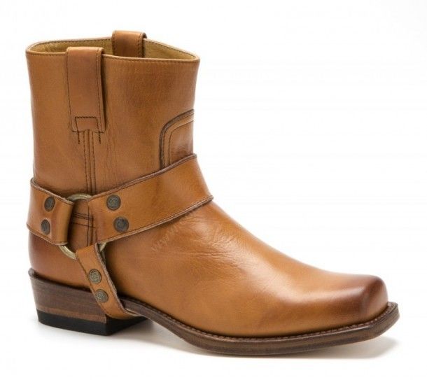 9512 Pete Salvaje Miele Bota punta cuadrada caña baja boots para mujer color - Corbeto's Boots