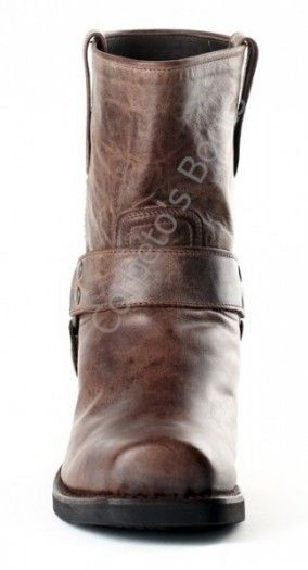 9754 Loren Vibrant Moro | Sendra Boots mid calf biker boots with rubber sole