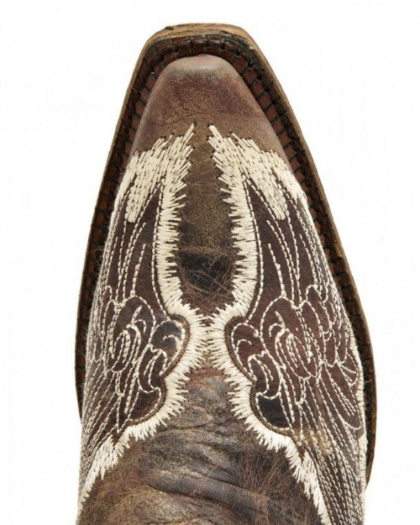 A-3047 Tobacco Bone Wing | Compra en nuestra tienda online vaquera y disfruta de estas botas para mujer Corral Boots color marrón con alas bordadas.