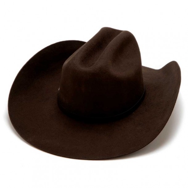 Country western rigid felt hat
