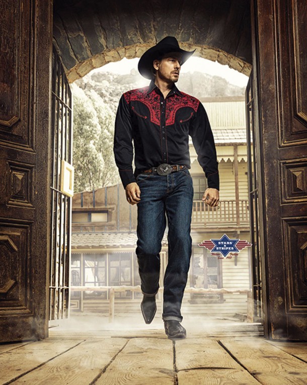 Cowboy rodeo shows mens shirts