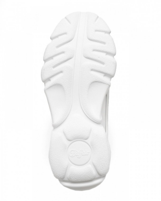 Zapatillas con plataforma Buffalo blancas piel sintética