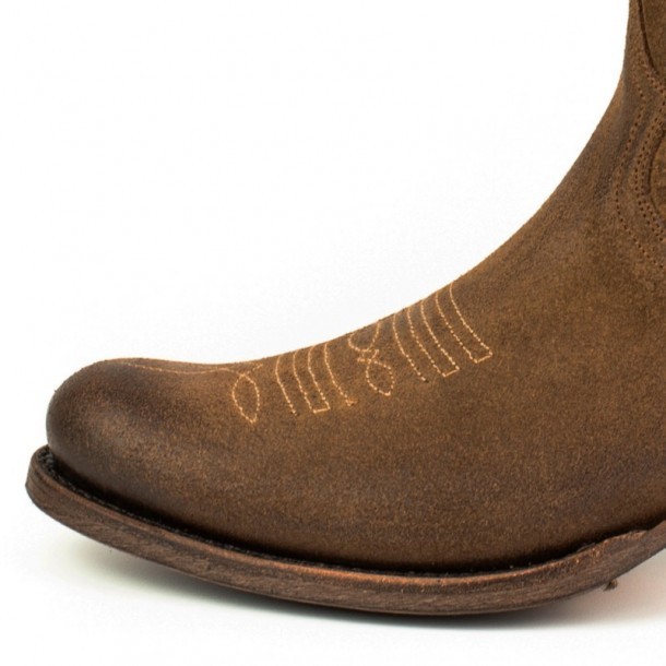 Botas cowboy para mujer de ante envejecido hechas en España Mayura Boots