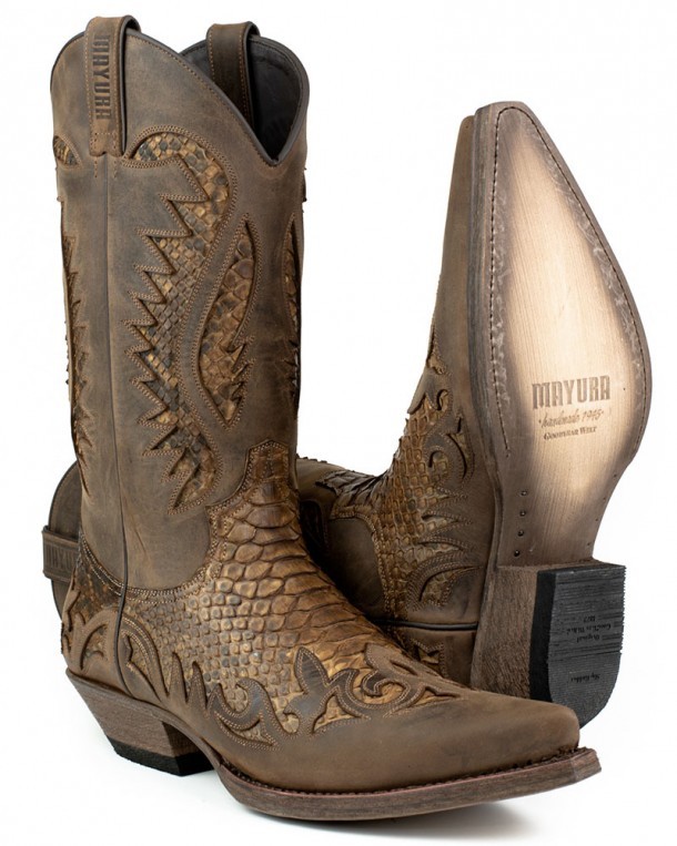 Country dance python boots