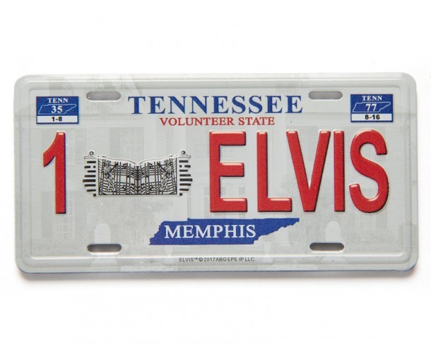 Tennessee plate Elvis collectible magnet 