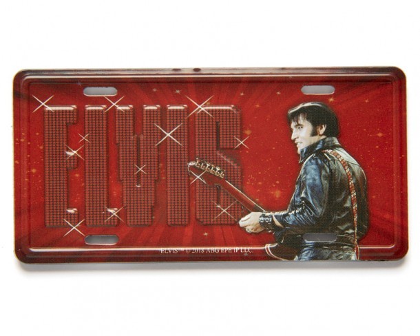 Live Elvis magnet plate shape