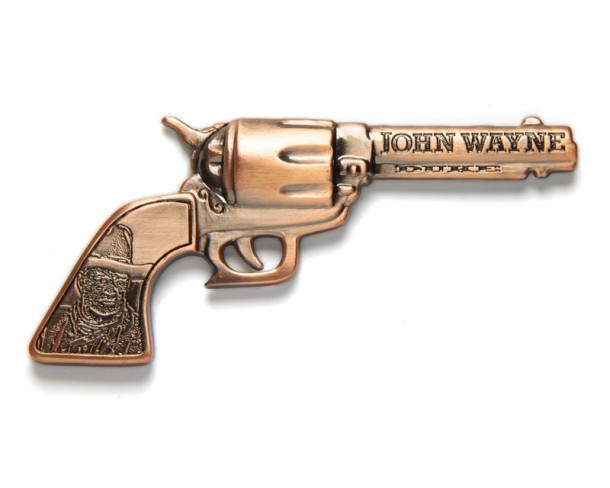John Wayne revolver magnet and bottle opener