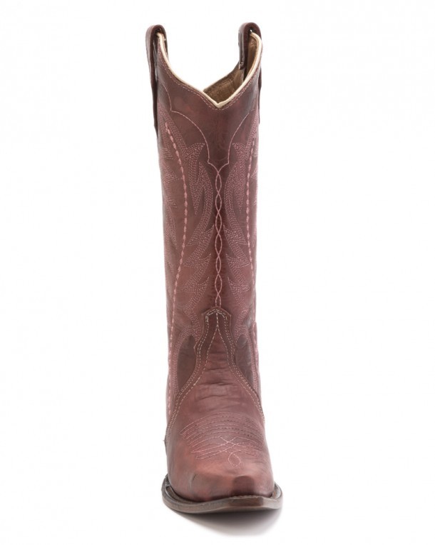 Ladies red line dance boots