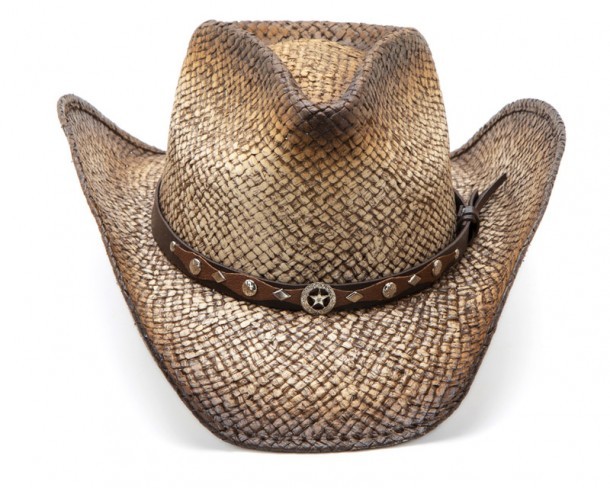 Unisex country style toasted straw hat