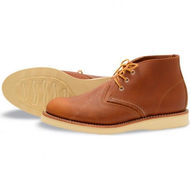 3140 Chukka Oro-iginal | Red Wing mens natural leather laced shoes