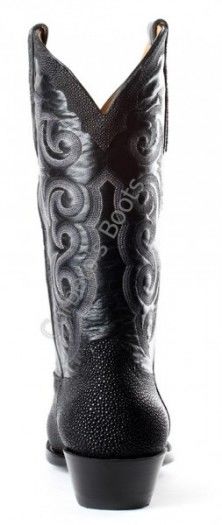 Texas Manta Raya Black | F. J. Sendra black stingray cowboy boots