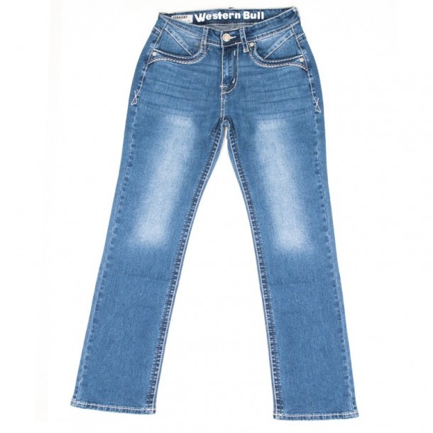 Country western blue cowboy jeans