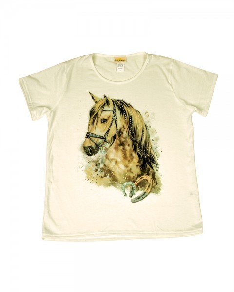 Camiseta caballos mujer
