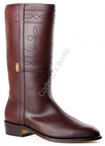 1322 Serraje Castaña | Valverde del Camino greased brown suede camperos boots