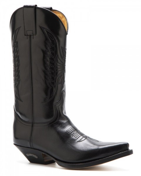 2073 Cuervo Flora Negro Sendra Boots for mens. Cowboy boots for sale at Corbeto