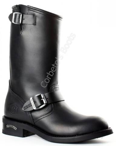 2944 Carol Matebox Negro | Sendra unisex black cow leather engineer boots