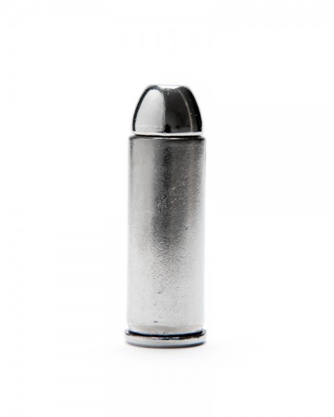 Empty 45 calibre silver bullet replica