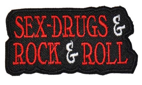 Sex Drugs Rock & Roll rocker style patch