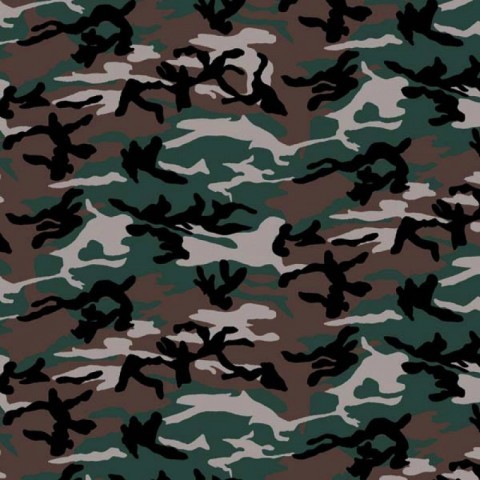 Woodland pattern military style camouflage bandana