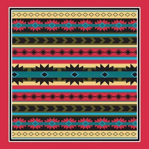 Native American mosaic design bandana