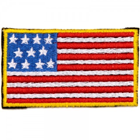 United States of America embroidered iron on patch. Buy it now at our online shop