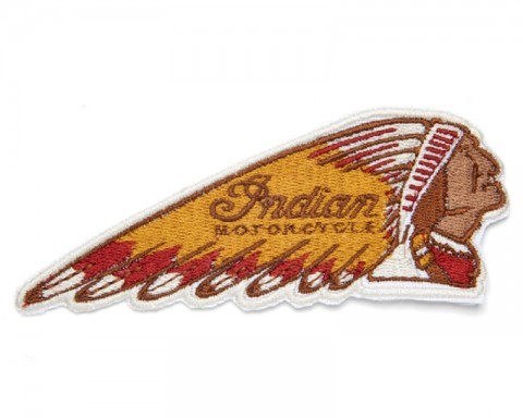 Parche Indian vintage logo clásico jefe nativo