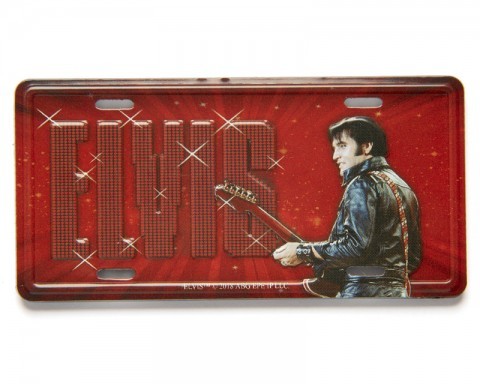 Live Elvis magnet plate shape