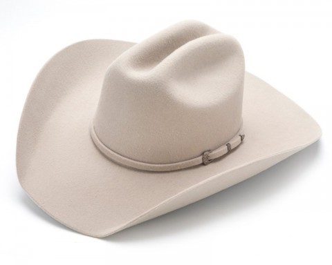 Silver Belly wool felt high Cattleman crown American western hat