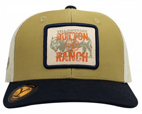 Dutton Ranch bison cap Yellowstone TV series for sale at Corbeto